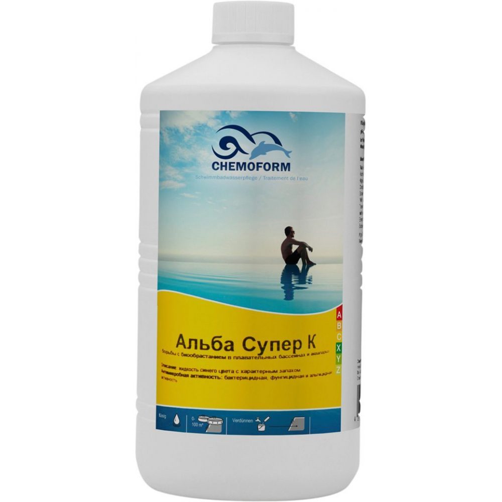 Լողավազանի քիմիկատ 1լ-ոց տարրայով Альба Супер