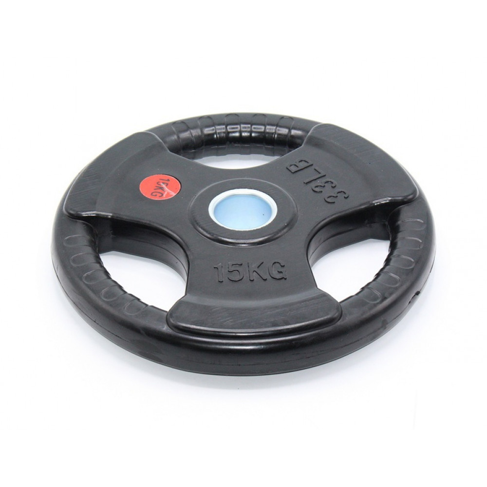 Ծանրաքար ռետինապատ 15կգ, օլիմպիական