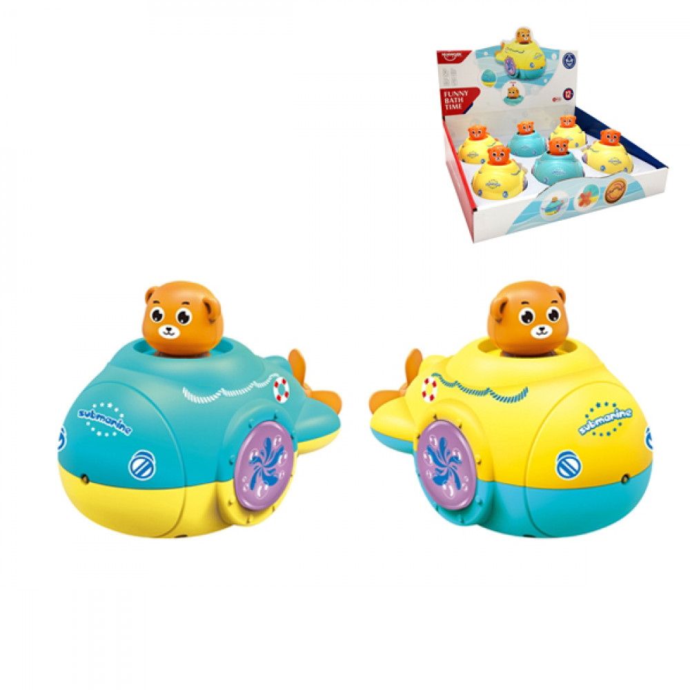 Խաղալիք սուզանավ արջուկով լարովի 6հ-ոց տուփով