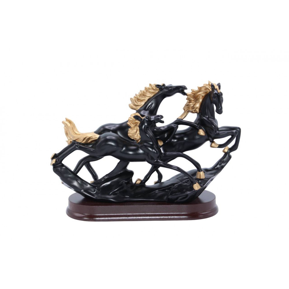 Հուշանվեր արձանիկ ձի 30սմ-ոց երեք գույնային երանգով 30*9*20սմ