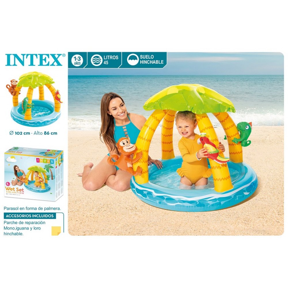 Փչովի լողավազան փոքր INTEX -Мухомор 102*86 см