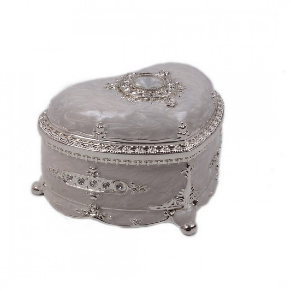 Զարդատուփ սպիտակ մելխիոռից