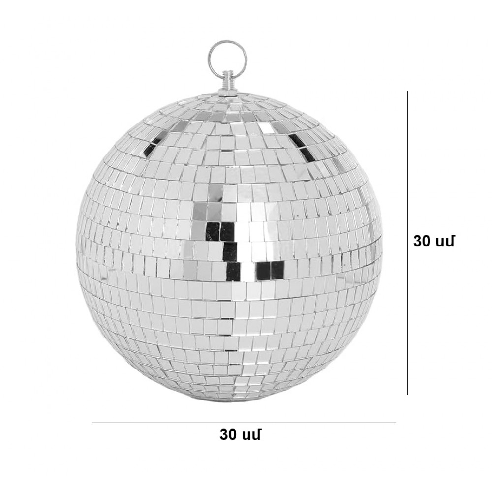 Ամանորյա զարդարանք, Դիսկո գունդ, հայելիապատ 30սմ-ոց արծաթափայլ