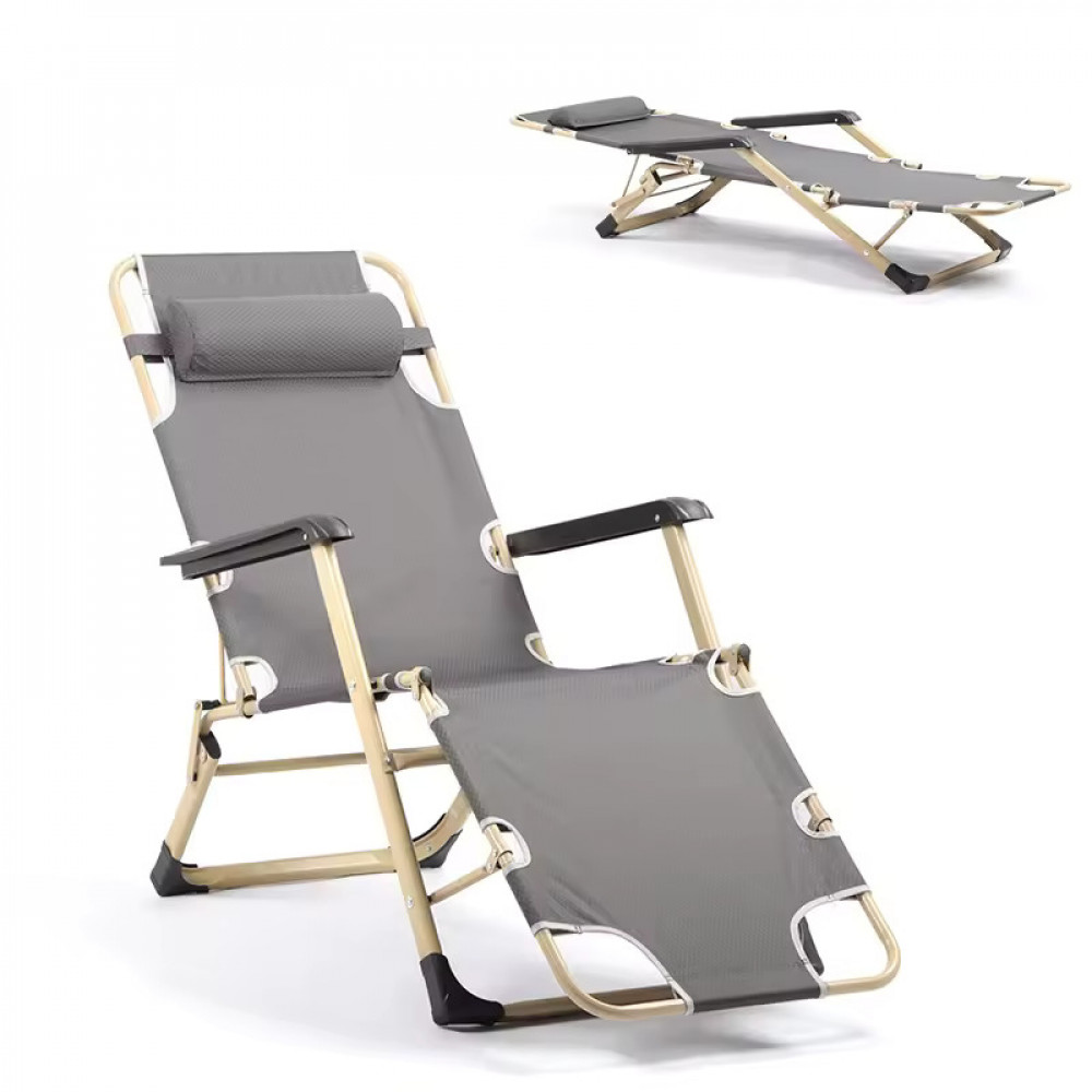 Պարտեզային մետաղյա հիմքով 1200D կտորե նստատեղով աթոռ բացվող և փոփոխվող տարբեր դիրքերի