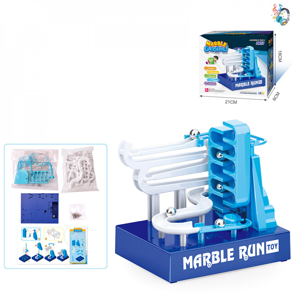 Խաղ գնդակներով ինքնասահուն 3D առանցքային ճանապարով էլ-ով