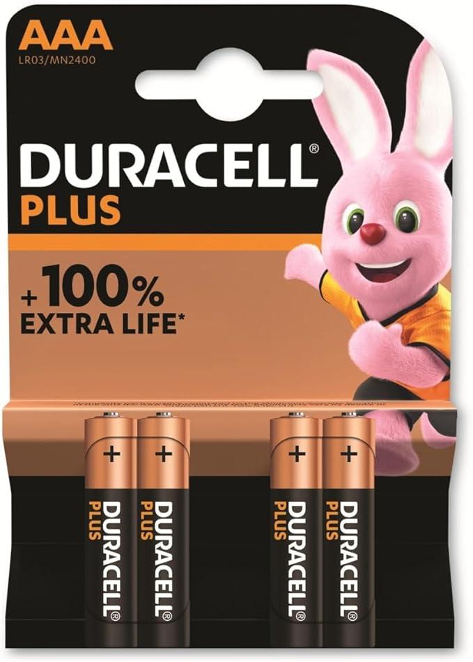 Duracell Plus AAA  մարտկոցներ 4 հատ