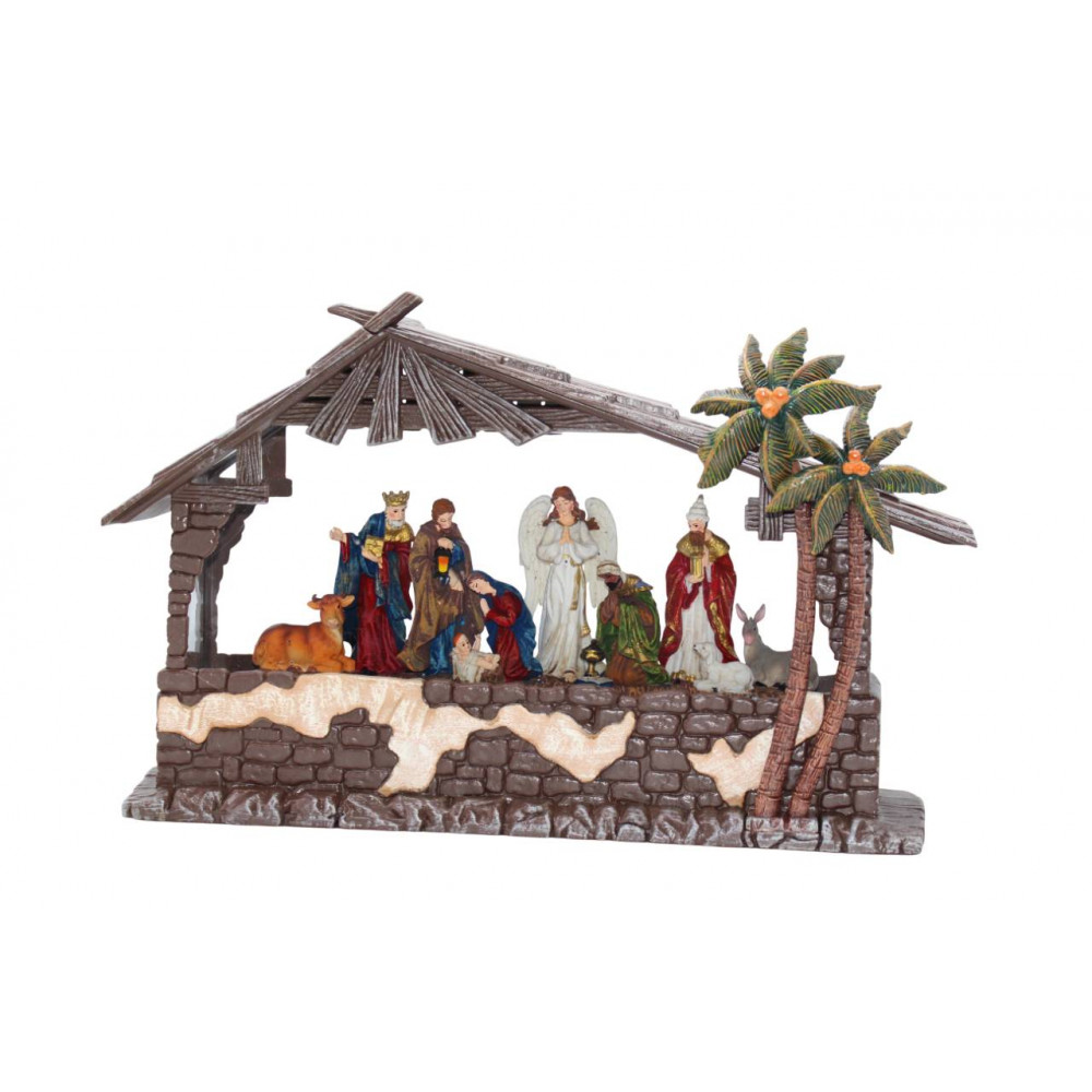 Սուրբ Ծննդյան հուշանվեր լապտեր էլ-սնուցմամբ USB + երաժշտությոն, ամանորյա զարդ