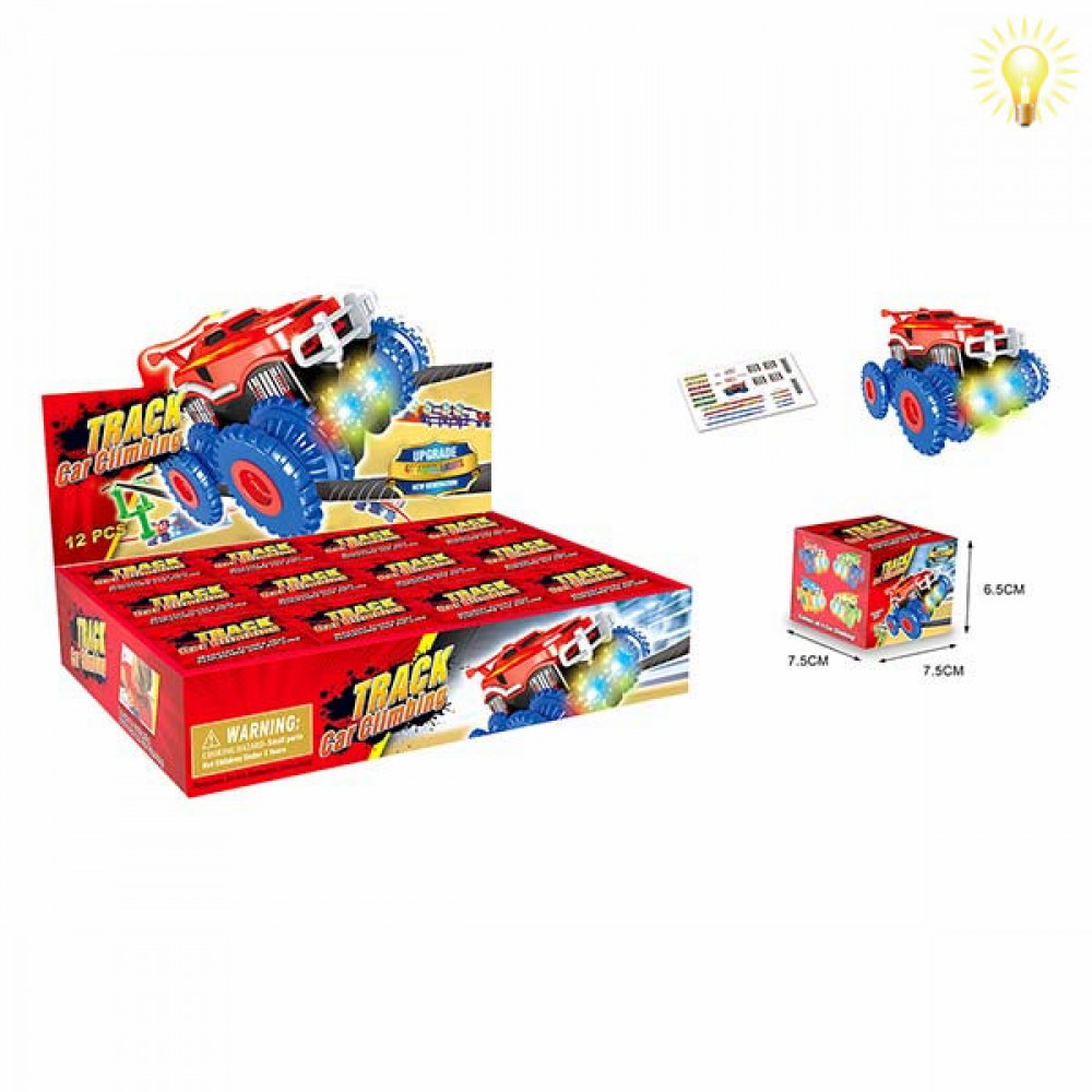 Մեքենա տռեկ 12հ-ոց տուփով, էլ-ով լույսով