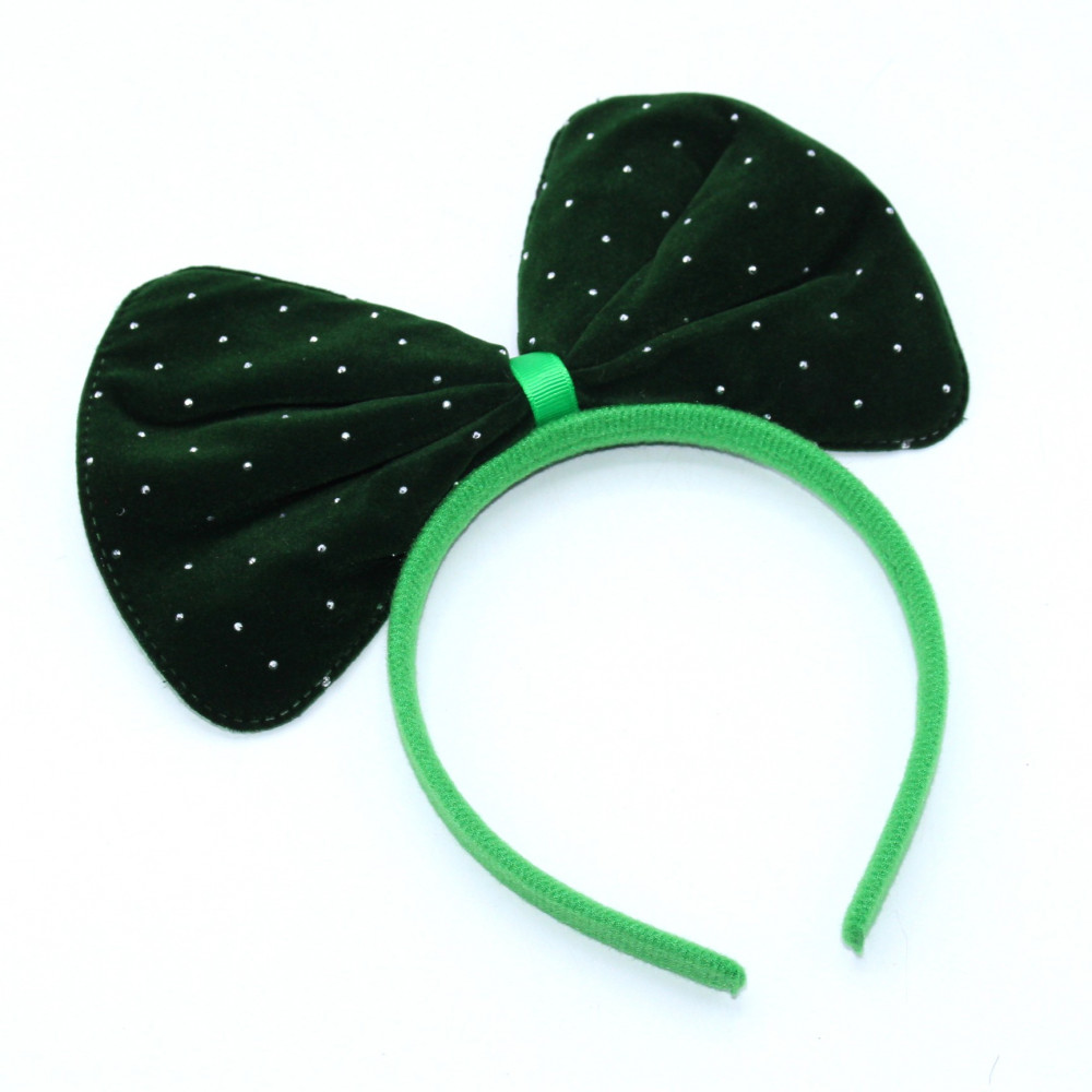 Տոնահանդեսային գլխազարդ աբադոկ 12հ-ոց 2-գույն, ամանորյա փոքրիկ կետավոր բանտ