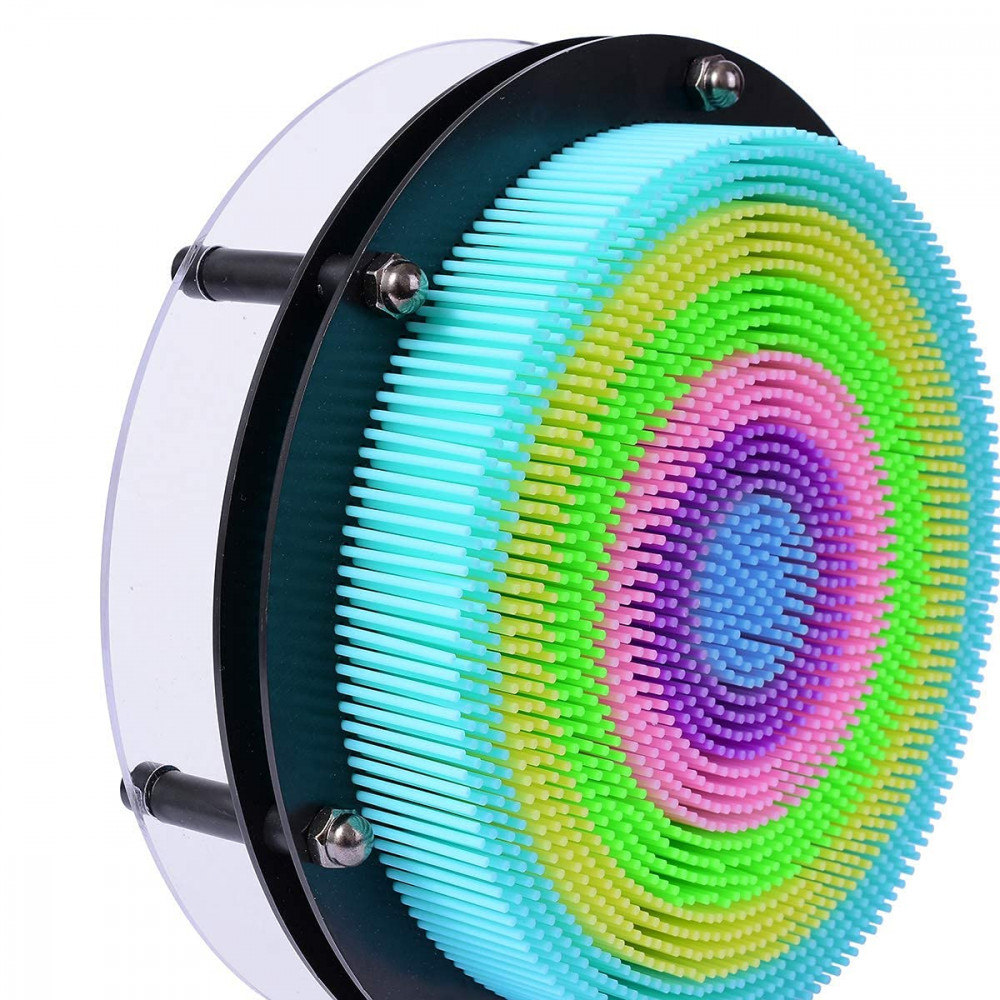 Արտապատկերող պլ․ ասեղներով խաղ 20*5,5սմ-ոց շրջանաձև, ծիածանի գույներ