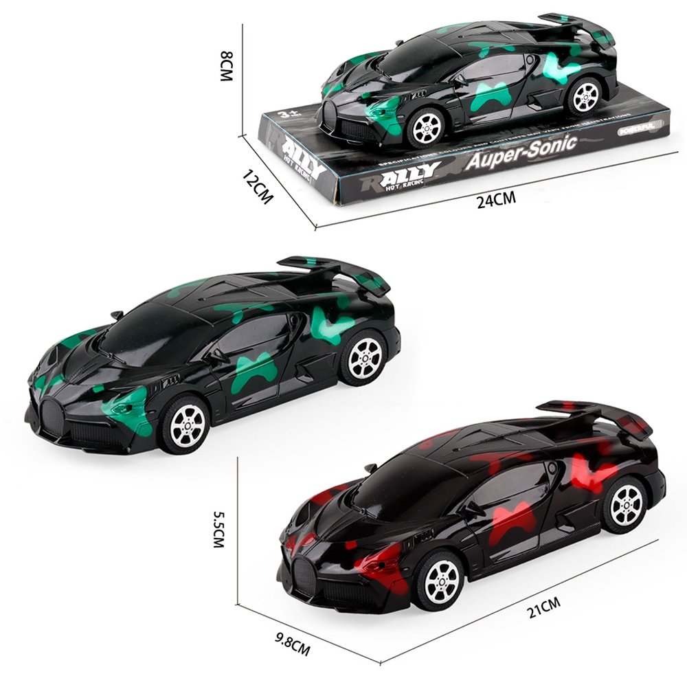 Մեքենա իներցիոն Bugatti 1:20 մաշտաբի 2-գույն 21սմ-ոց