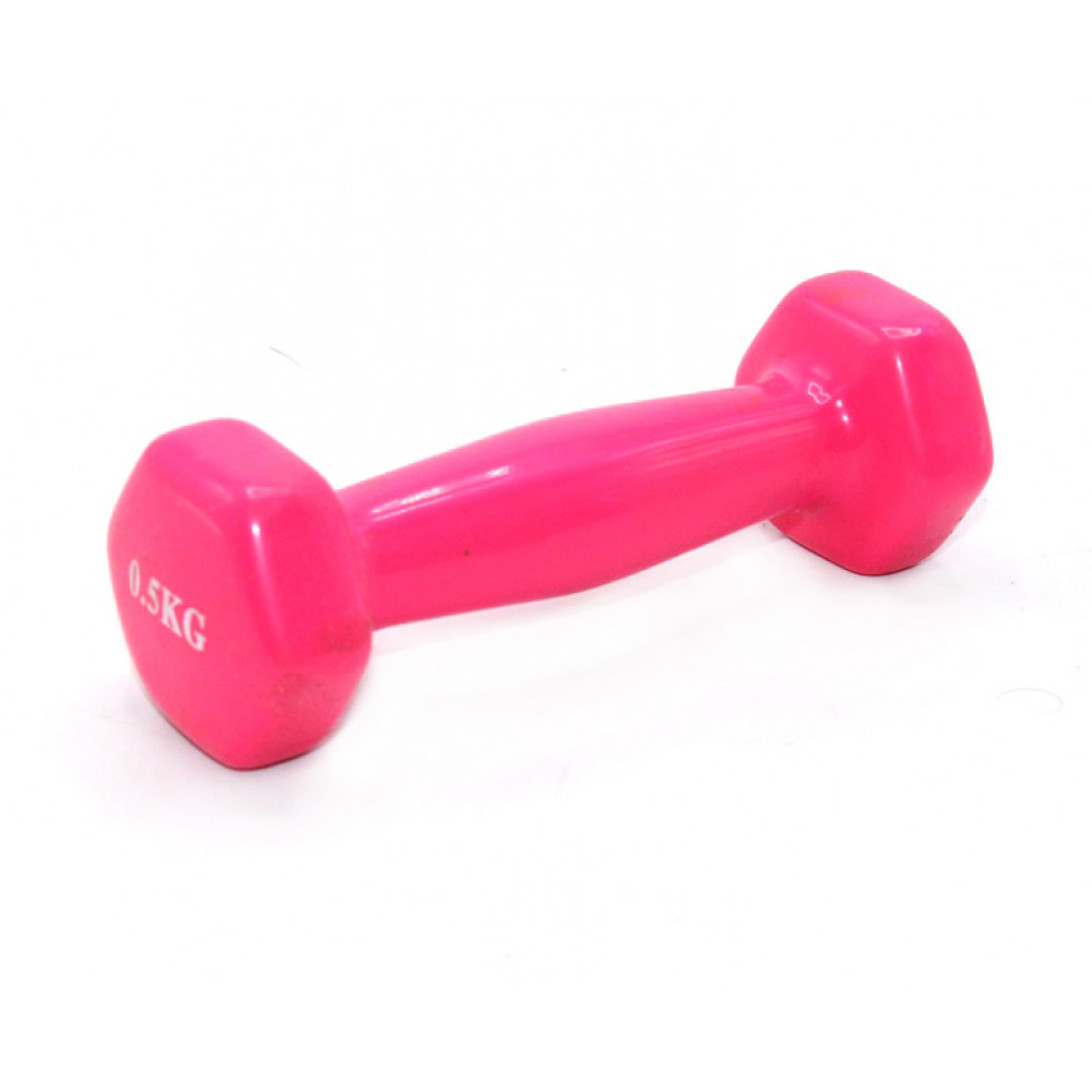 Մարզման գանտել 0,5կգ-ոց, ռետինապատ, վեցանկյուն