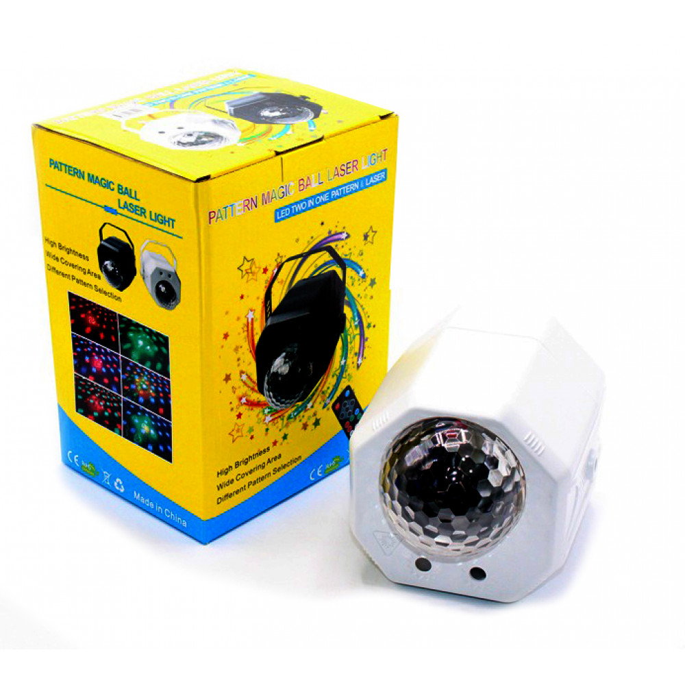 Լույս պատկերներով 2in1 նախշերով + լազեր