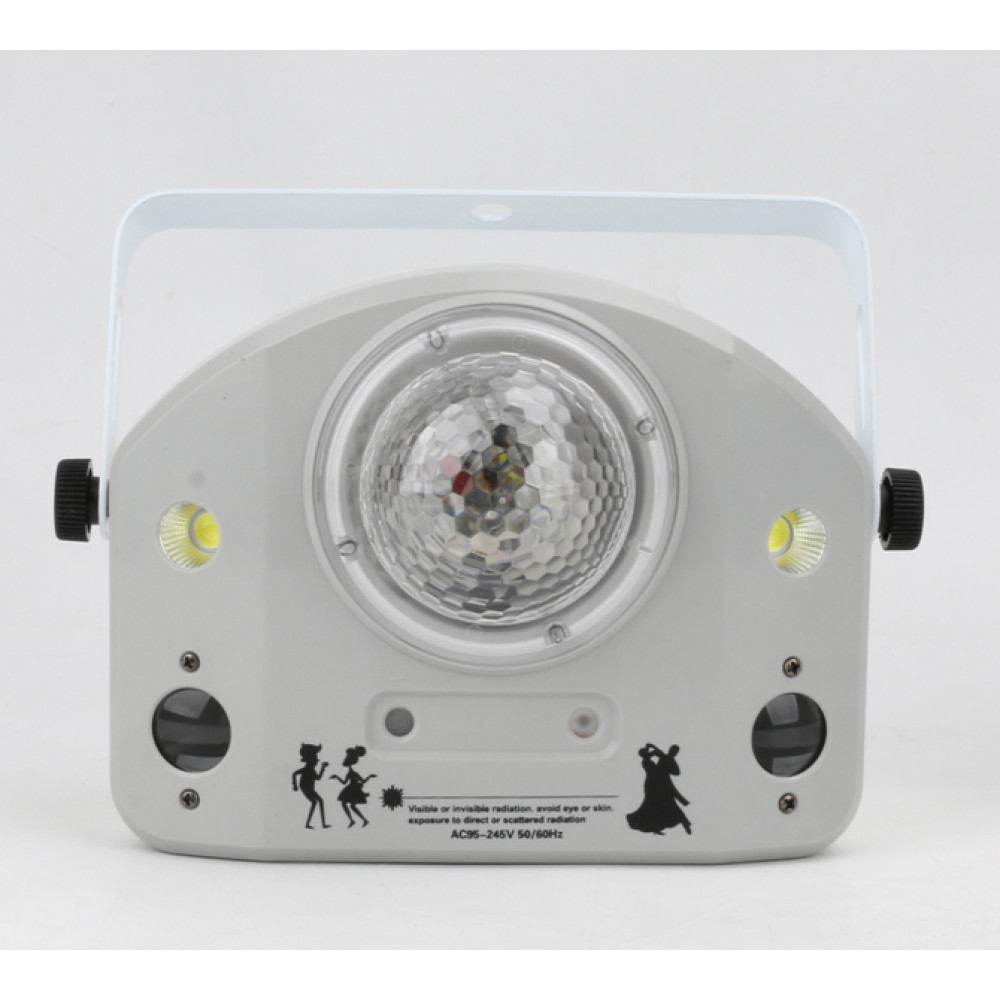 Լեդ լուսատու առաստաղի, լույսային խաղային ցոլքեր. լազեր 4-ը-1ում