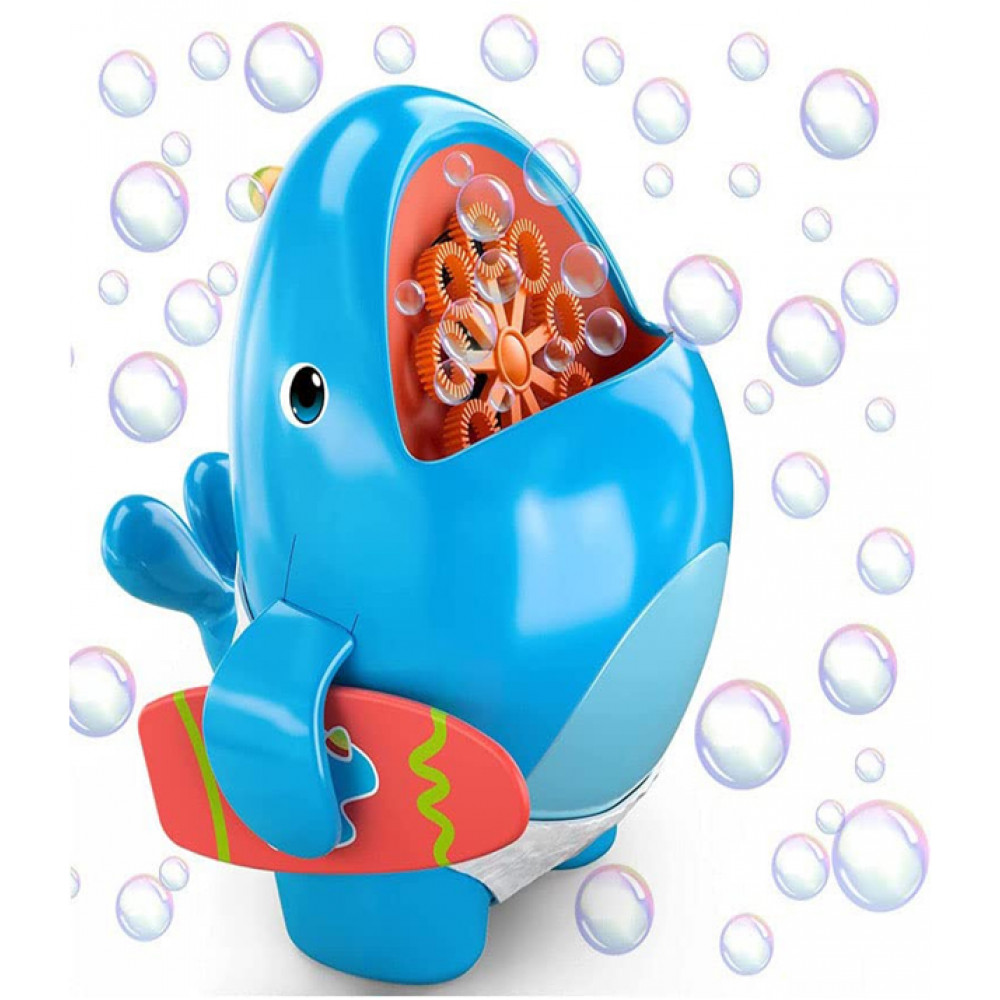 Խաղալիք շնաձուկ էլ-մարտկոցով օճառաջրի պղպջակներ արձակող