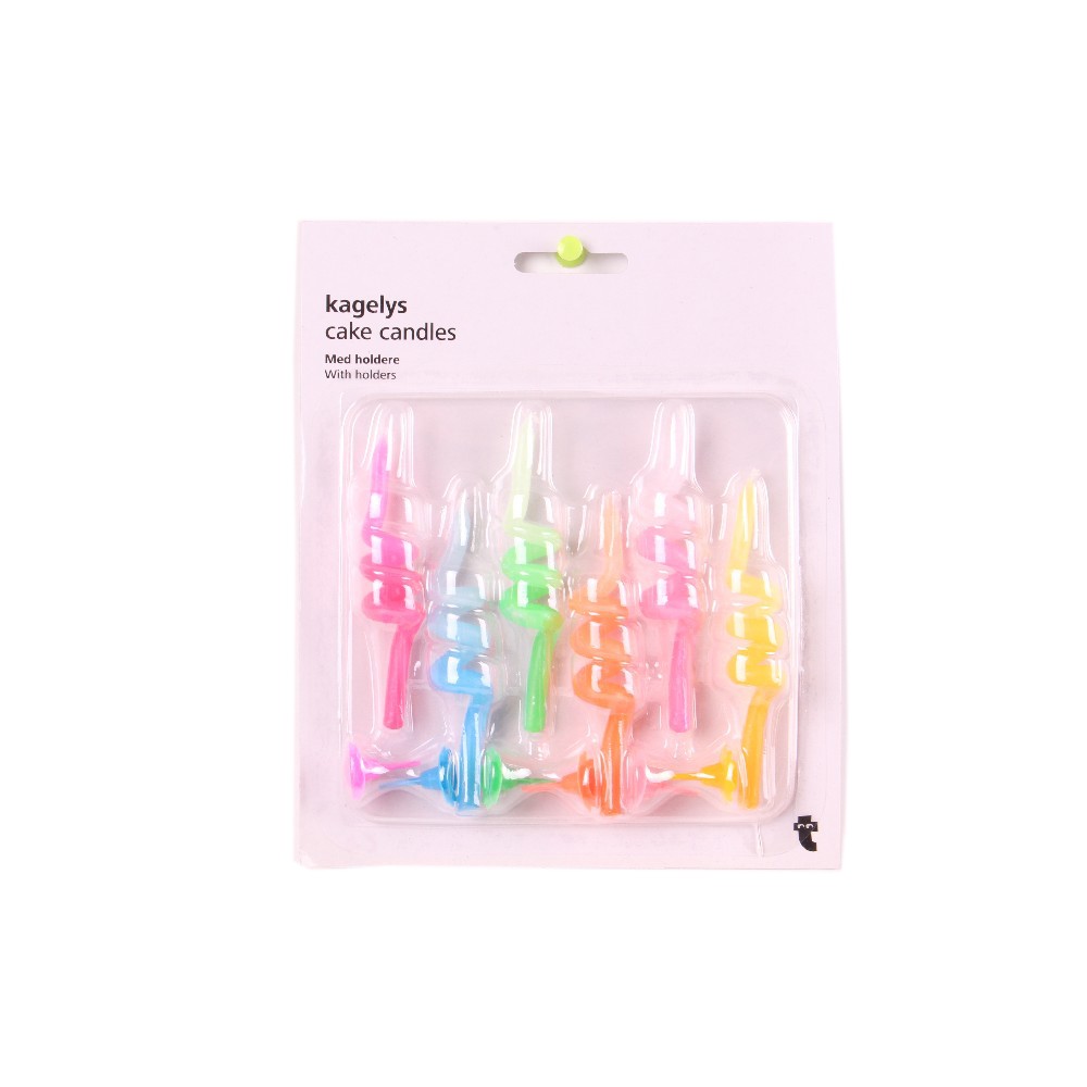 Մոմ ծննդյան 6հ-ոց զսպանակ + փոքր պատվանդան հենակով