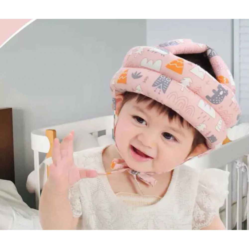 Մանկական պաշտպանիչ փափուկ գլխարկներ կտորից, 2-գույն