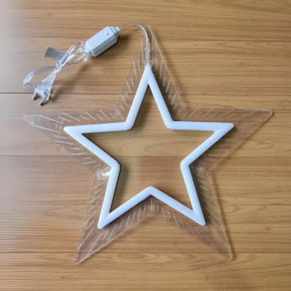 Ամանորյա աստղ լուսատու 50սմ-ոց գունագեղ Led լամպերով 220v փոփոխական ռեժիմով