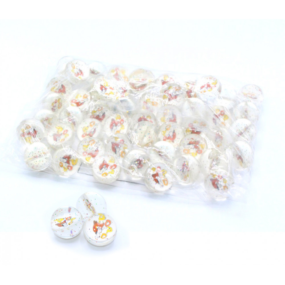 Գնդակ ռետինե 45 մմ ցատկող, ոչ փչովի գնդակ POPO 50հ-ոց