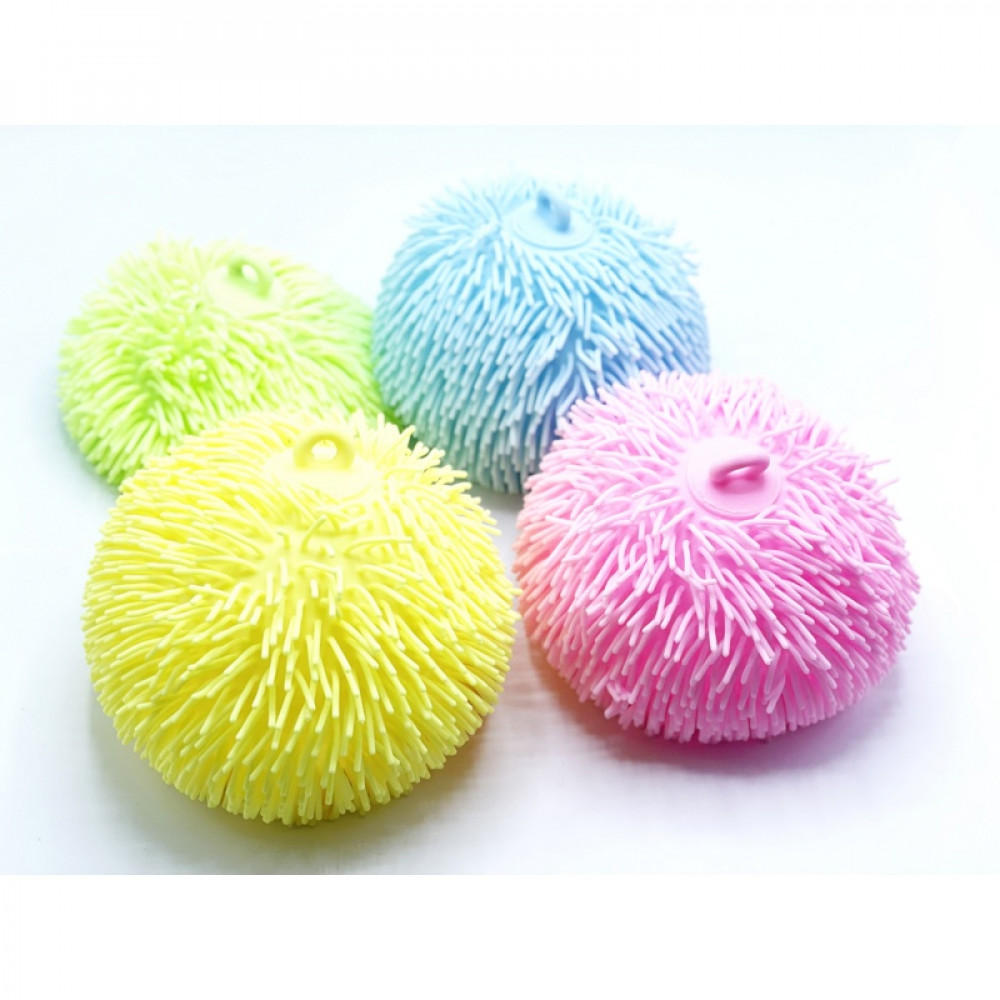 Ռետինե խաղալիք վեց գույն 1հ-ոց գնդակ մեծ