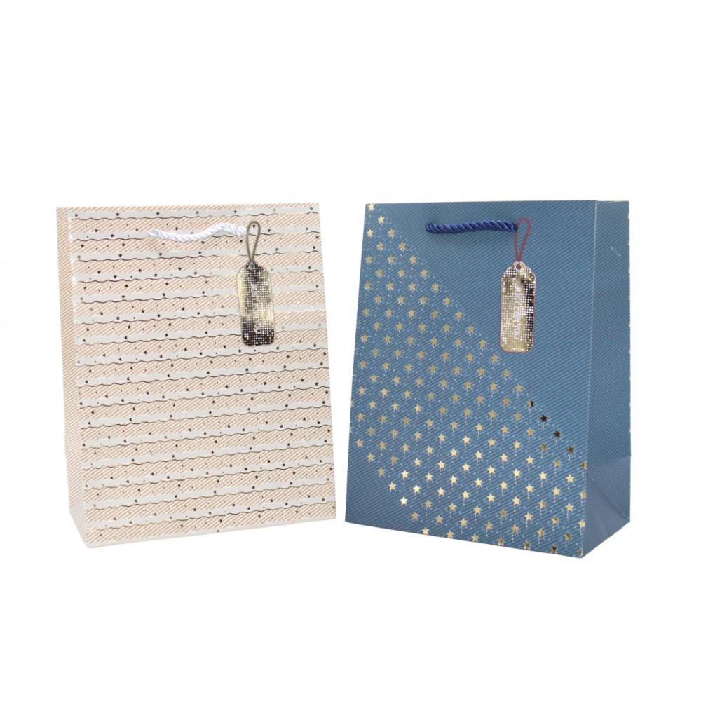 Թղթե նվերի տոպրակ 12հ-ոց 4ձև 4-գույն 26*10*32սմ