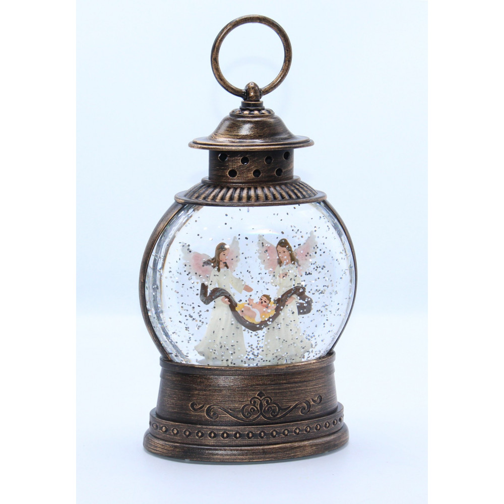 Ամանորյա հուշանվեր Սուրբ ծննդյան էլ-սնուցմամբ USB + երաժշտությոն