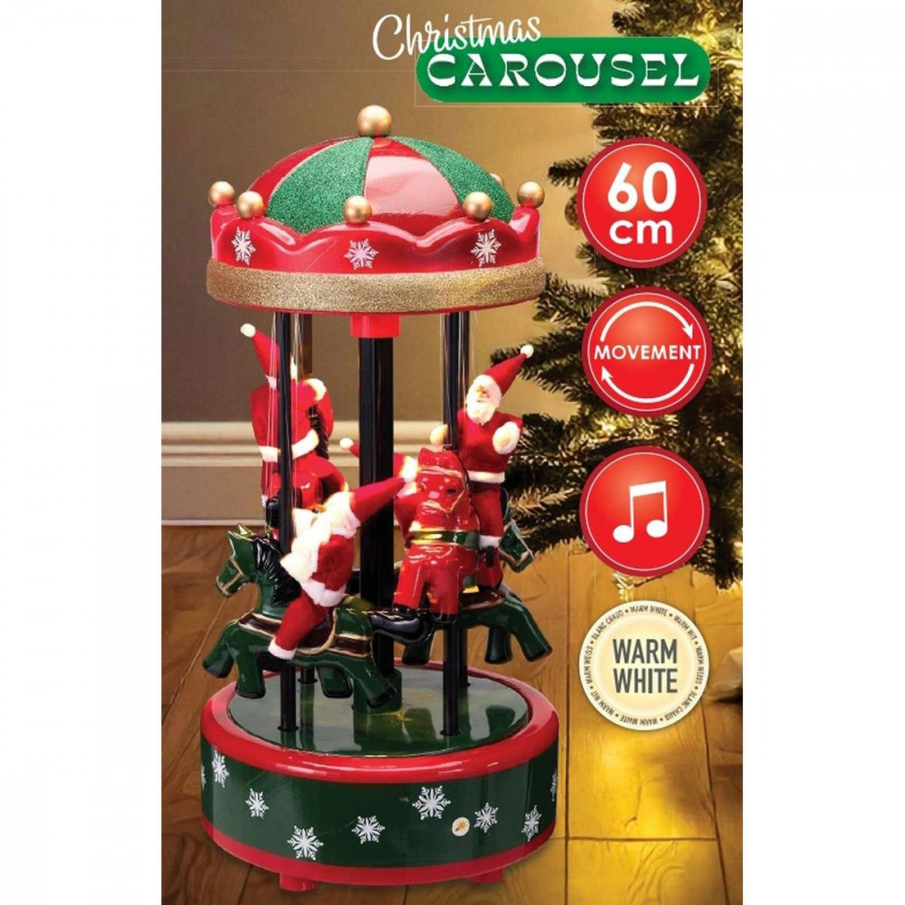 Ամանորյա զարդարանք՝ կարուսել 60սմ-ոց 220v երաժշտական