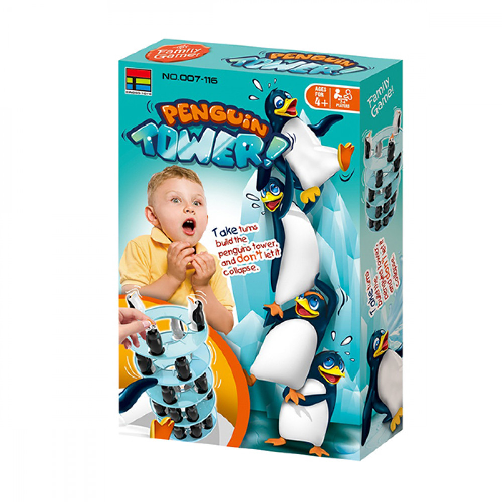 Խաղ մանկական հավաքածու պինգվինների աշտարակ