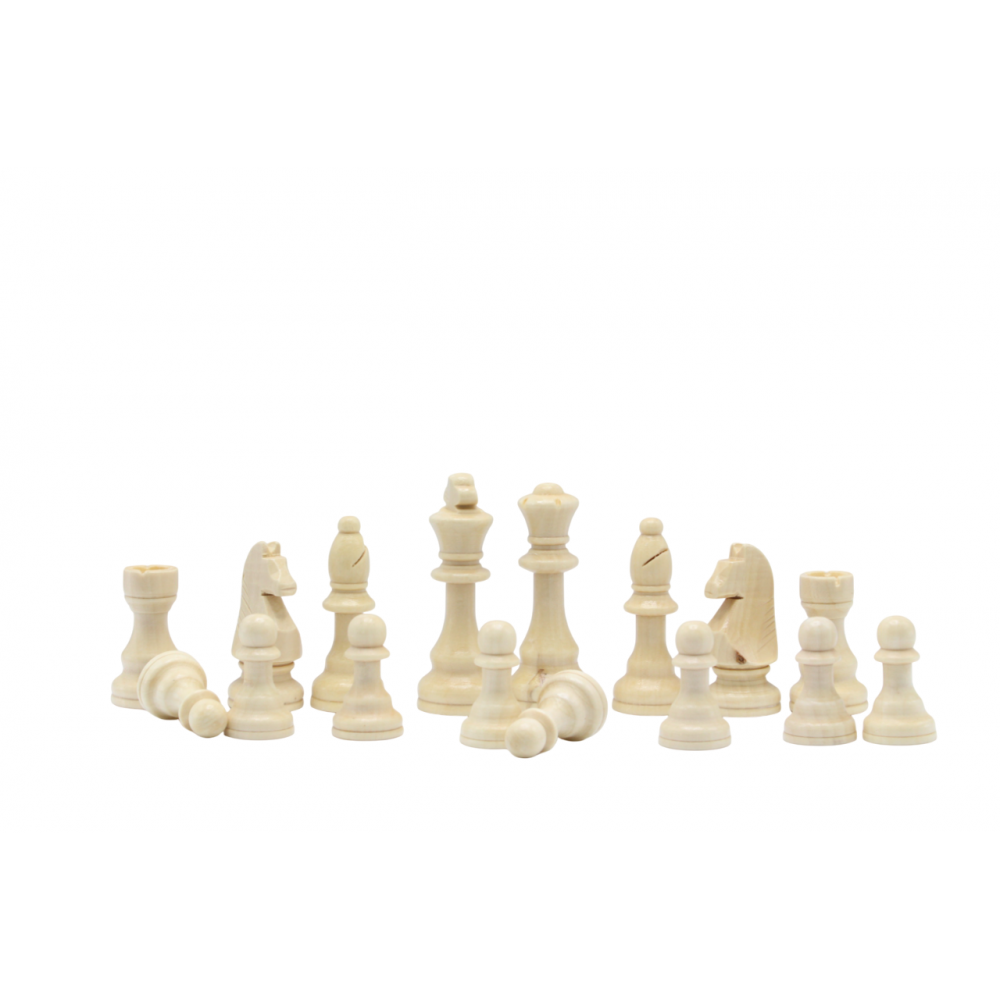 Շախմատի փայտե խաղաքարեր 10,5*3,6սմ-ոց ցել-պայուսակով