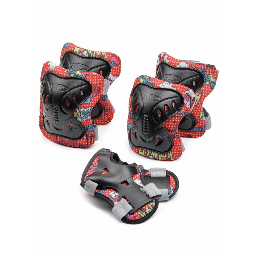 Մանկական անվաչմուշկի և սքեյթի պաշտպանիչ հավաքածու ձեռքի արմունգի և ոտքի, 5-գույն