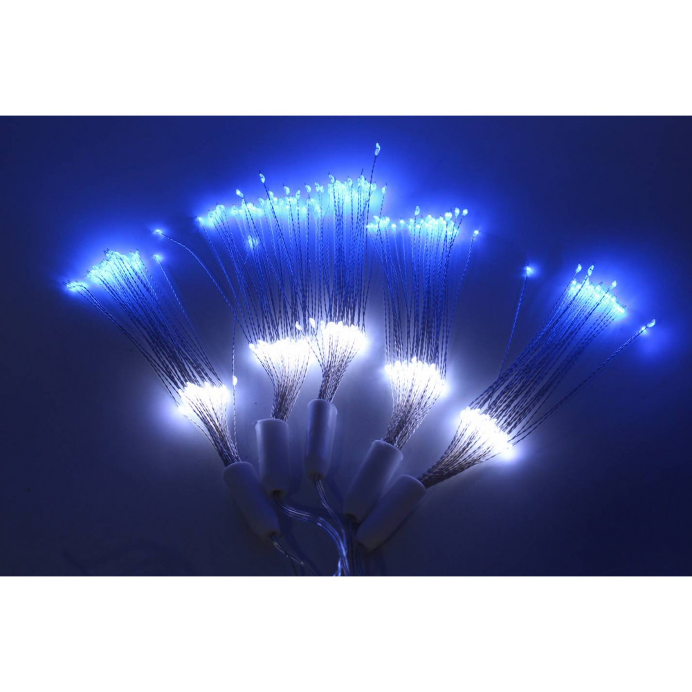 Լույս ամանորյա 500 լամպ սպիտակ և կապույտ երանգ, պղնձե մետաղալար 3,5մ-ոց բարձր և ցածր կախովի TS500L-5WB