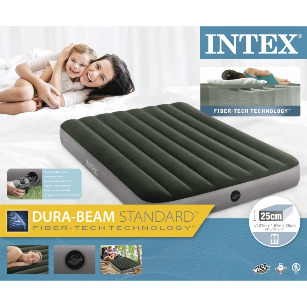 Փչովի մահճակալ 137х191х25սմ INTEX