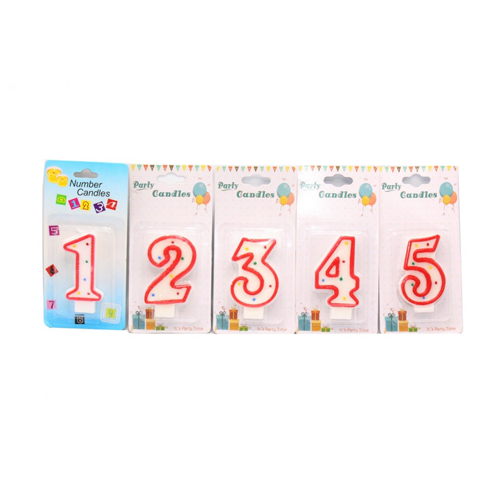 Մոմ՝ թիվ 1-ից 5-ը