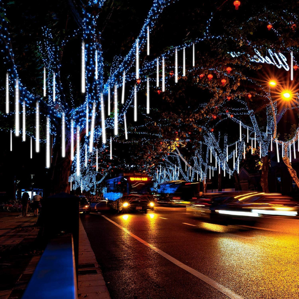 Լույս ամանորյա 50սմ-ոց 8հ-ոց կոլբա 240սմ երկարության 40-լույսային LED լամպ, սպիտակ երանգ