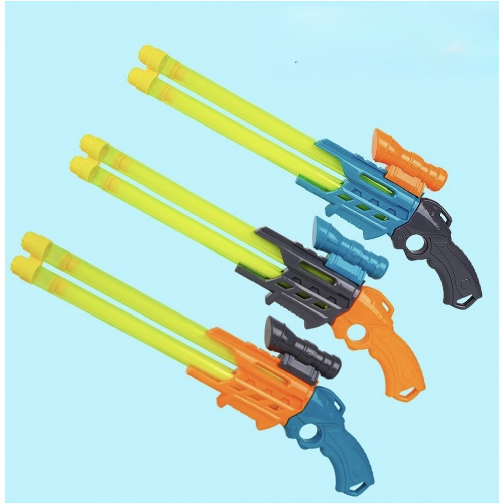 Խաղալիք պլաստմասե ջրային ատրճանակ, 57սմ-ոց երկփողանի հրացան