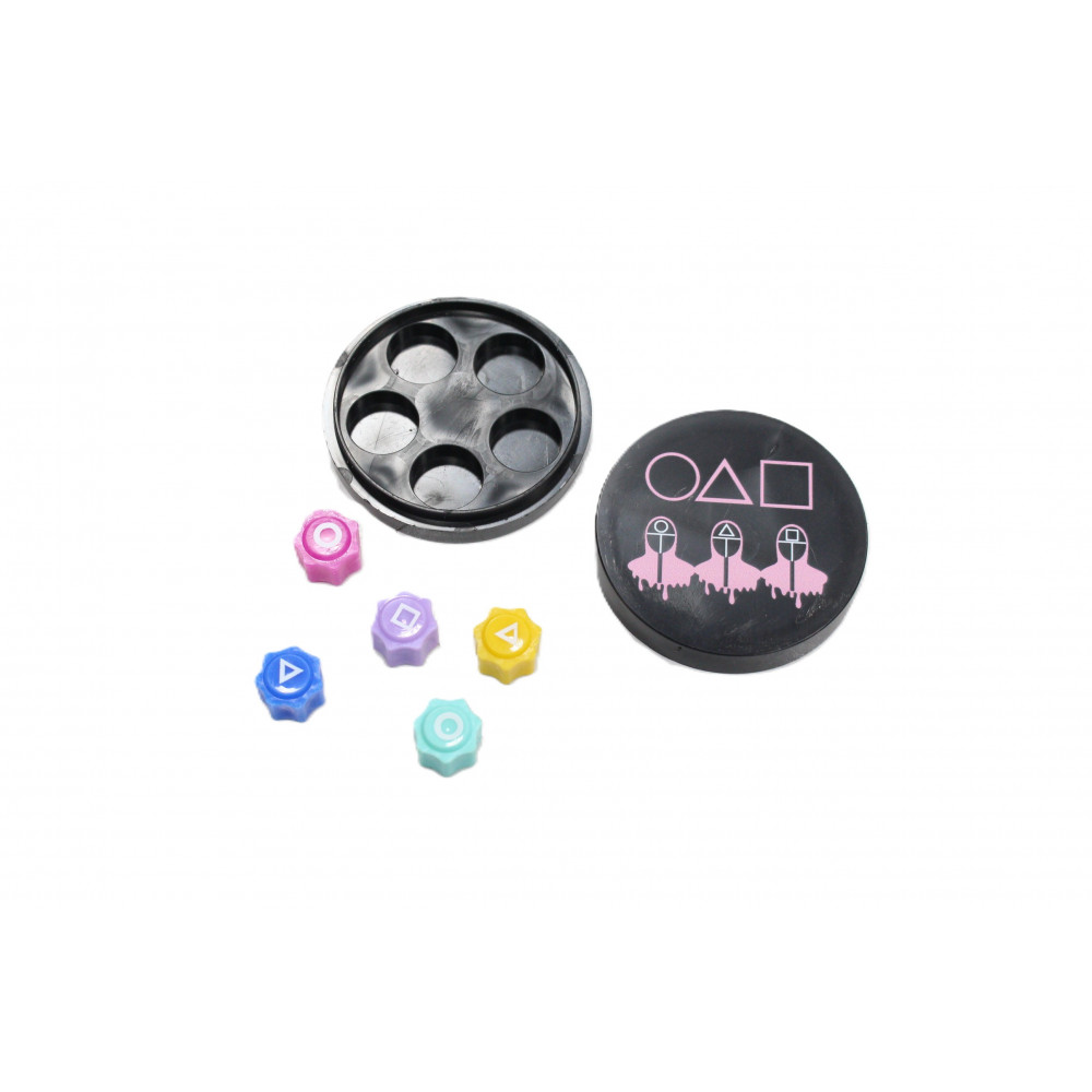 Խաղալիք մանկական քարկտիկ պլաստիկ սև կլոր տուփով, կաղամարի խաղ