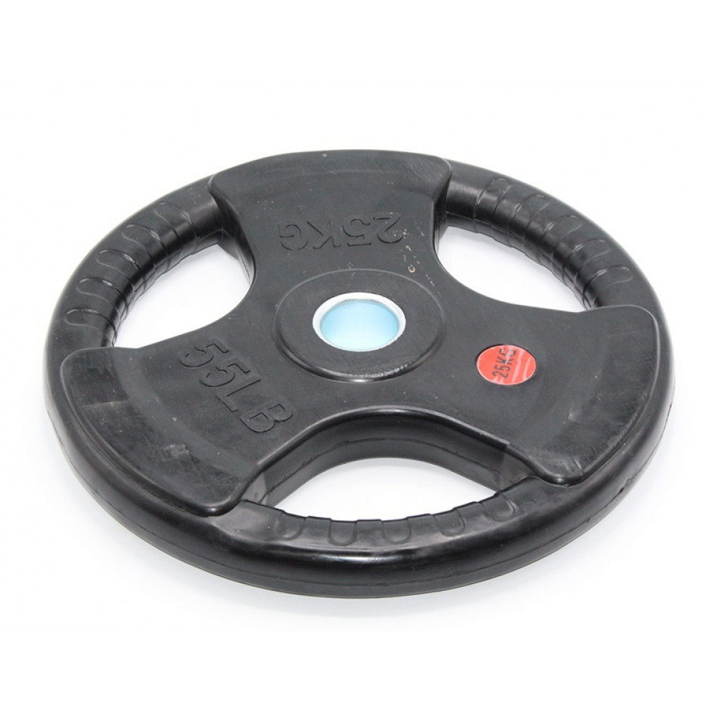 Ծանրաքար ռետինապատ 25կգ, օլիմպիական