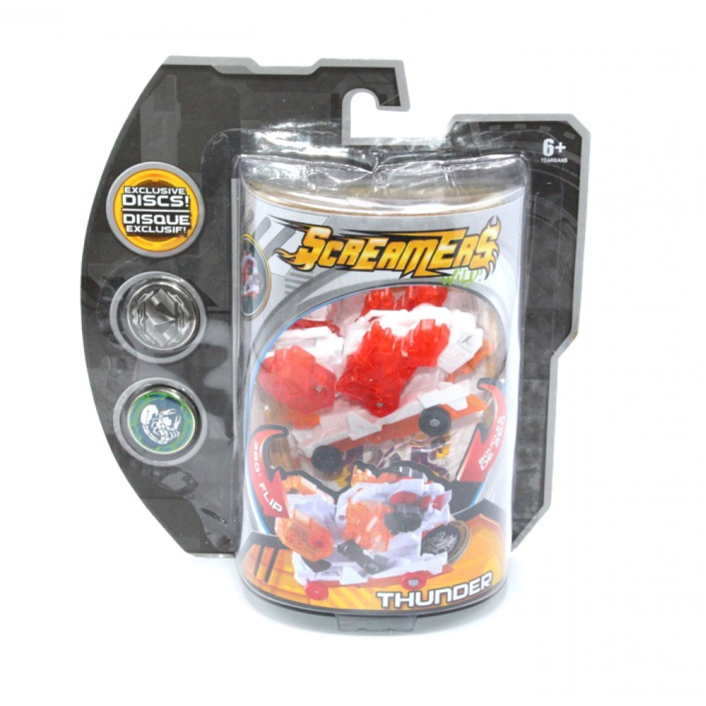 Խաղալիք մեքենա կերպարանափոխվող Screamers Thunder իր 2հ-ոց ժետոնե ֆիշկայով