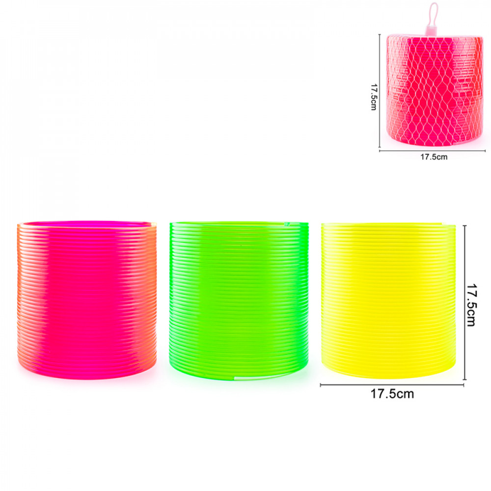 Խաղալիք կլոր պլաստմասե շրջանակ 3-գույնով, զսպանակ 15սմ-ոց