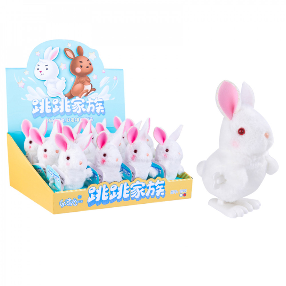 Խաղալիք կենդանակերպ նապաստակ լարովի 12հ-ոց տուփով, մորթե