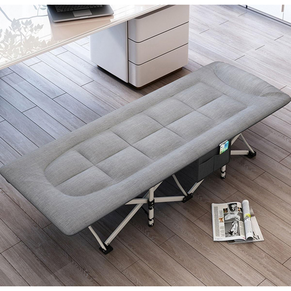 Մահճակալ ծալվող գույնը մոխրագույն 190*70*40սմ-ոց բարձրությամբ (лежанка) ճամփորդական