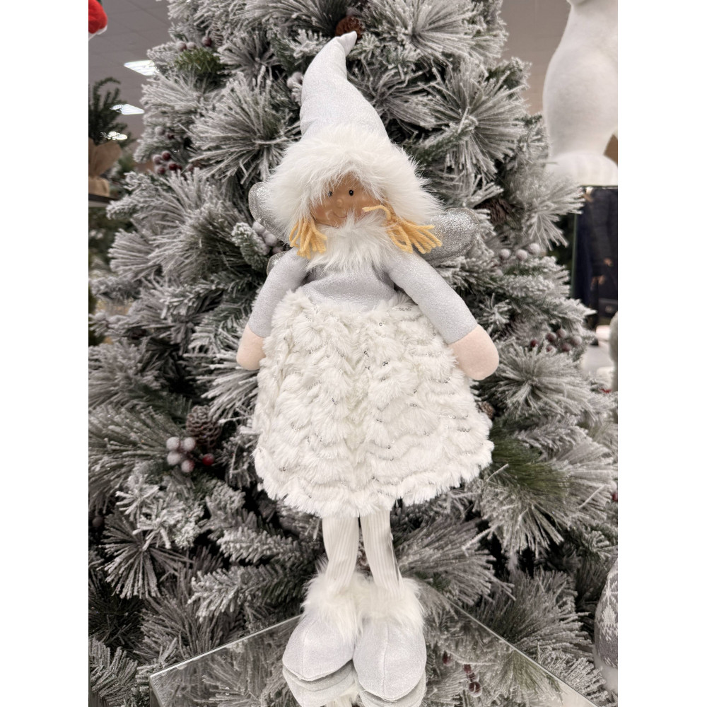 Ամանորյա զարդարանք տիկնիկ հրեշտակ կանգնած, 45սմ