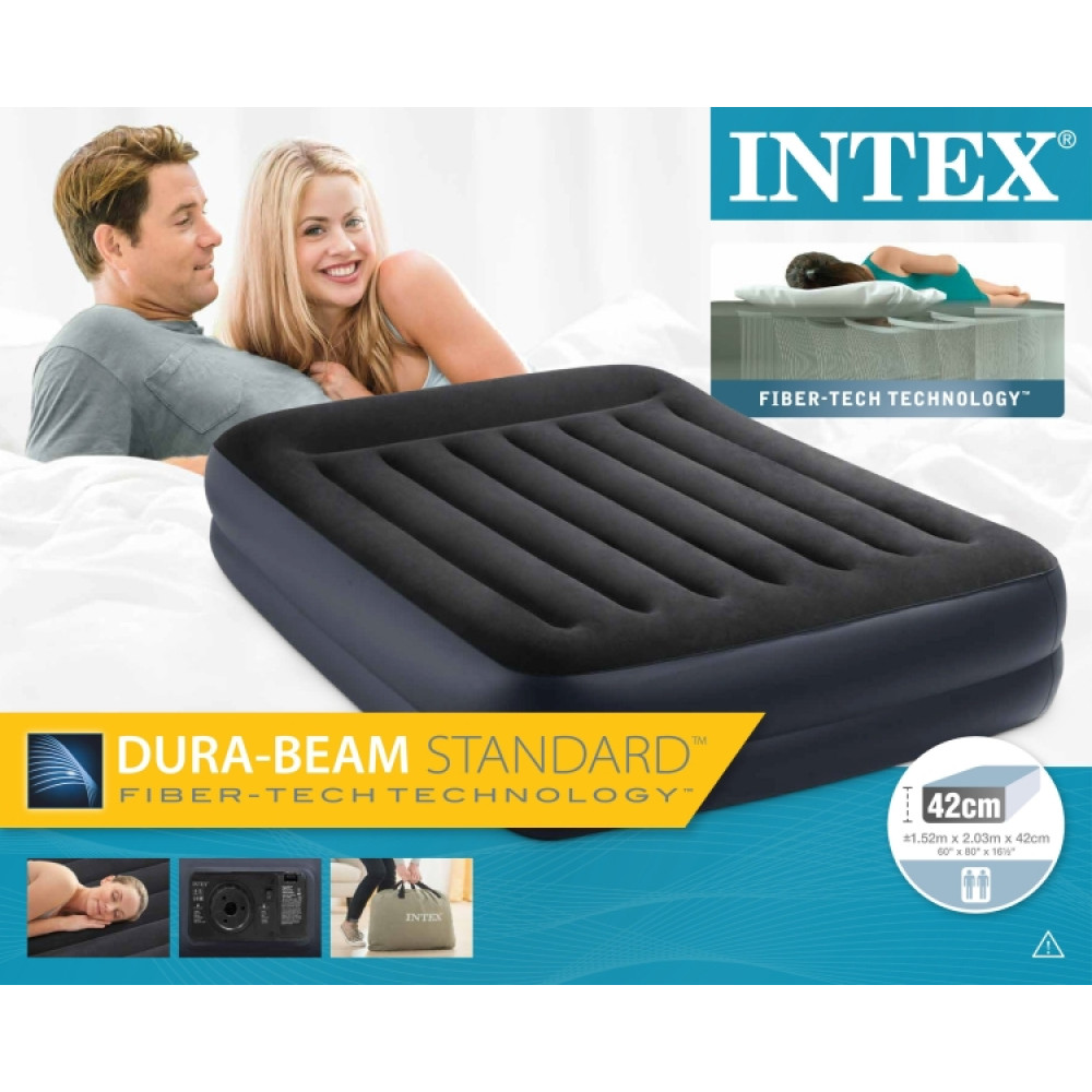 Փչովի մահճակալ INTEX 152х203х42սմ