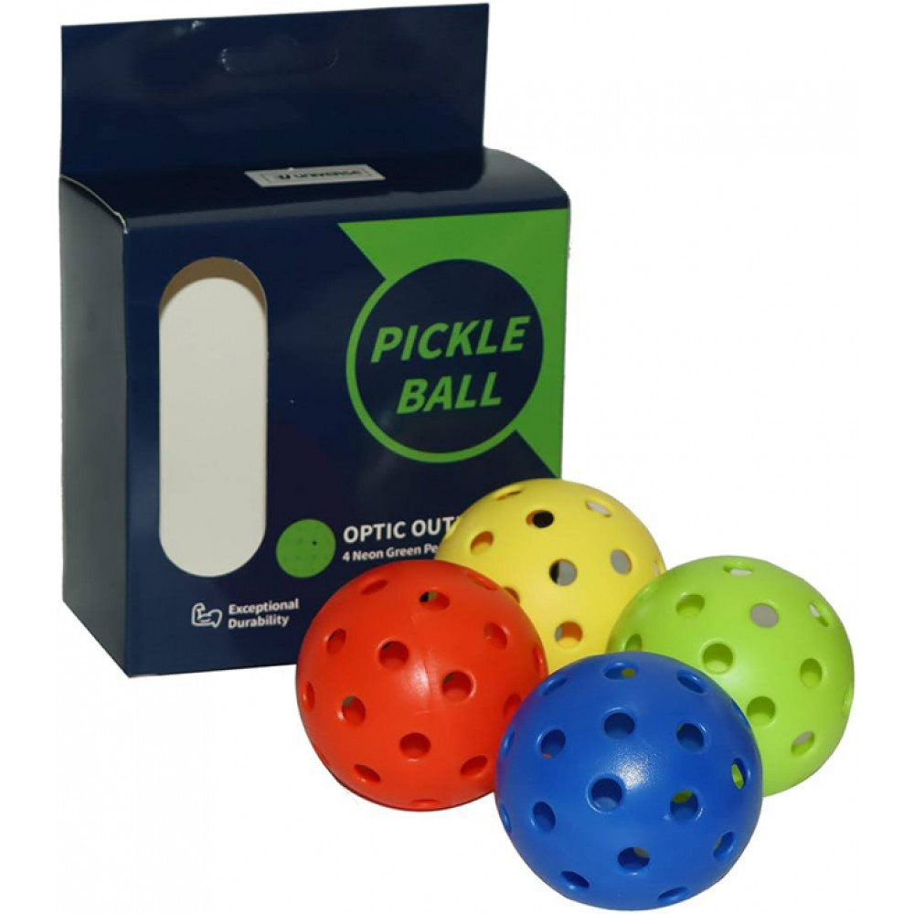 Մանկական պլաստմասե գնդակ 4հ-ոց տուփով 7,4սմ-ոց պիկբոլի գնդակներ