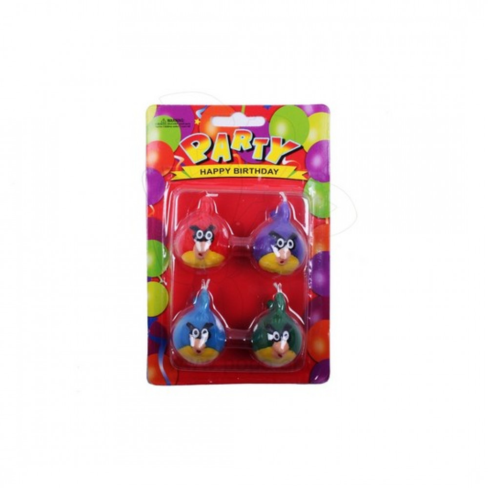 Մոմ ծննդյան ANGRY BIRD 4հ-ոց