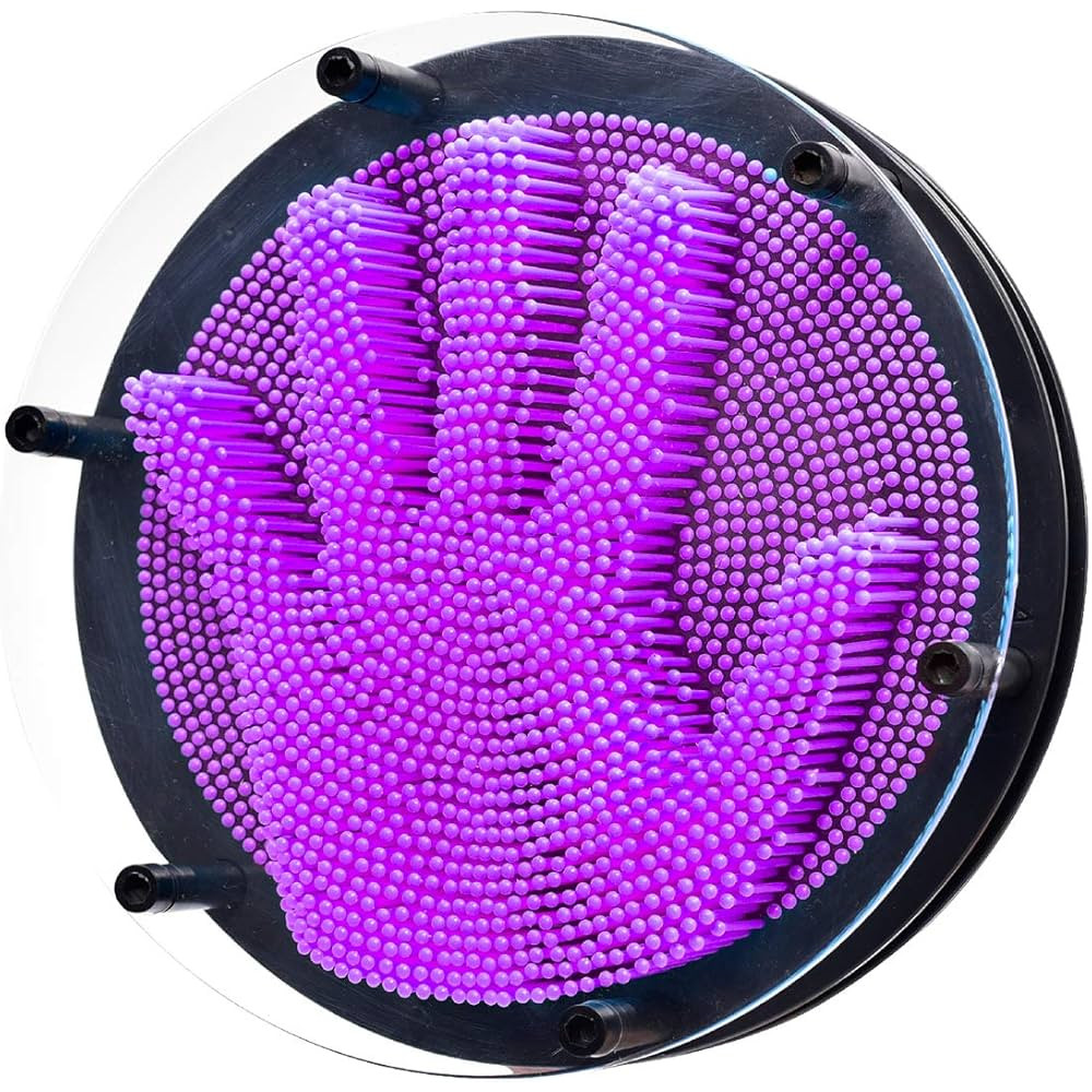 Արտապատկերող պլ․ ասեղներով խաղ 14*5,5սմ-ոց, շրջանաձև, միագույն