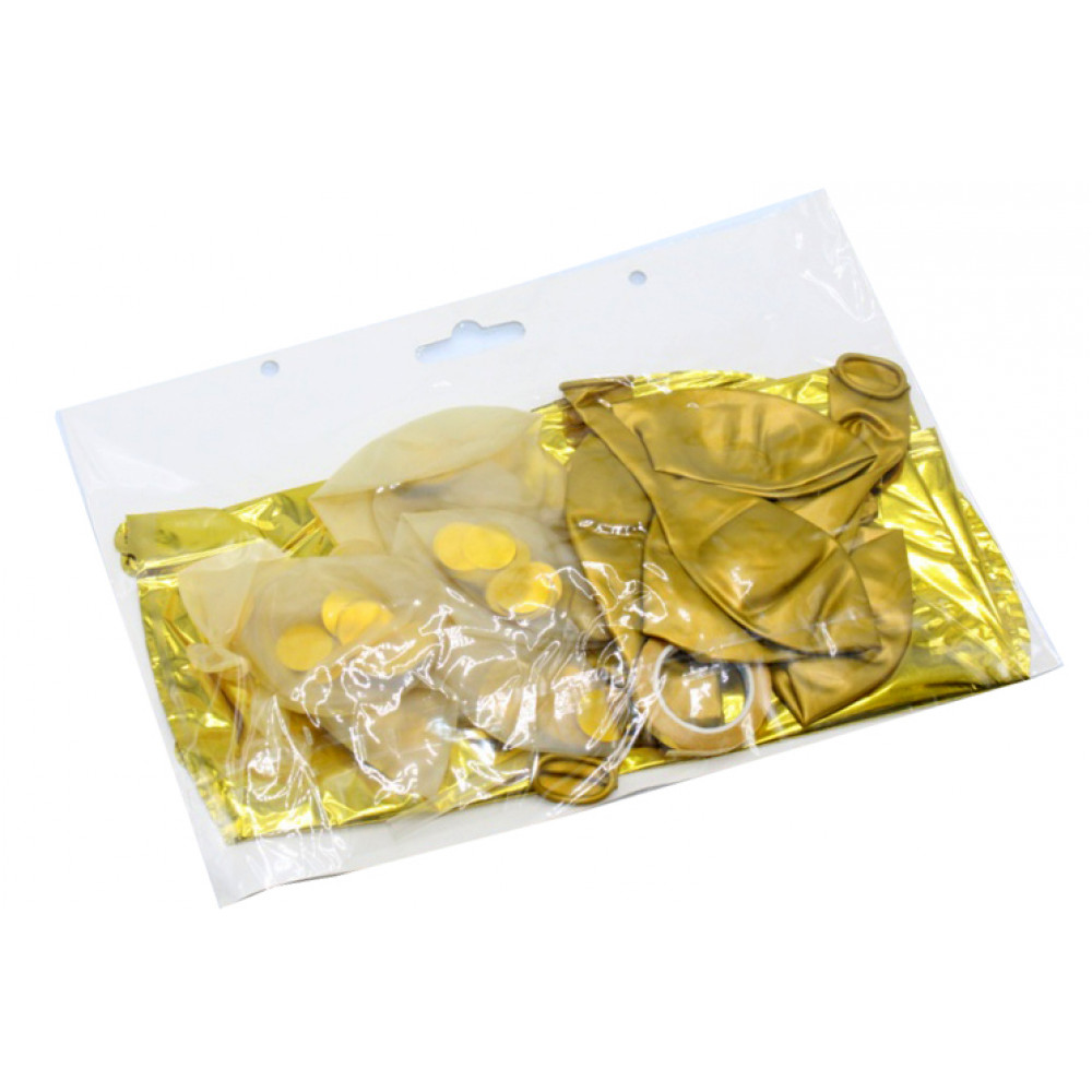 Փուչիկ թիվ իր փուչիկների հավաքածույով 1+12 (ոսկեգույն)