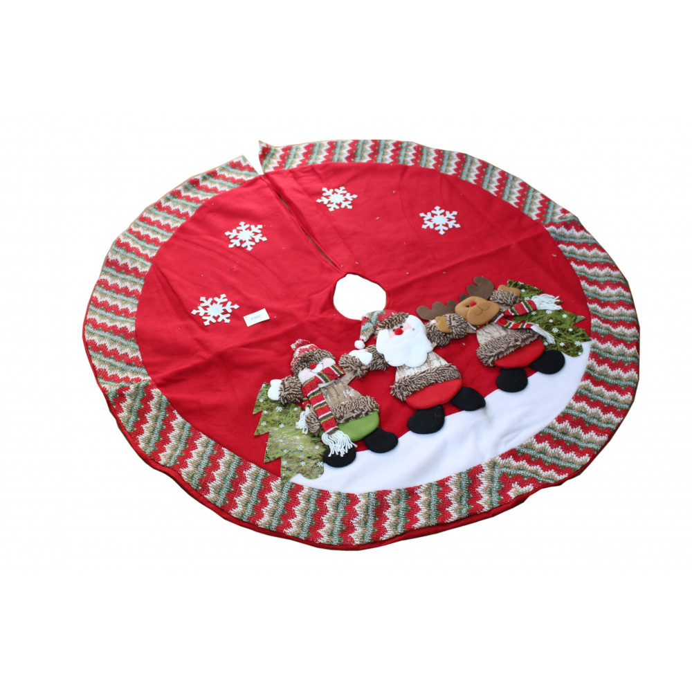 Տոնածառի տակի ձևավորման գորգ 120սմ-ոց տրամագծով