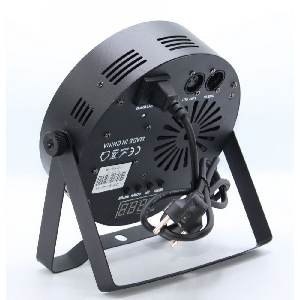 Բեմային առաստաղային լույս 54LED*3W լամպերով, գերբարակ թիթեղ + DMX