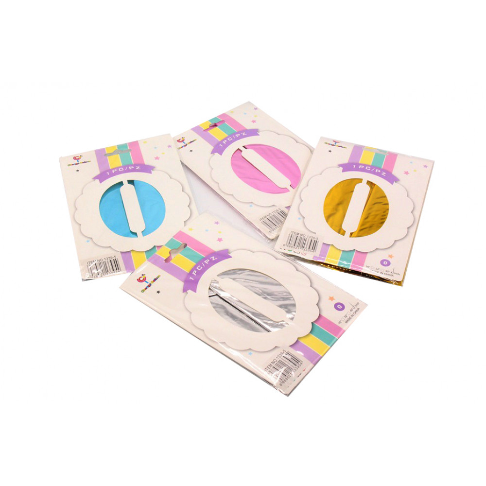 Փուչիկ ֆոլգա թիվ 1հ-ոց 4գույն, 0-ից 9-ը 100սմ